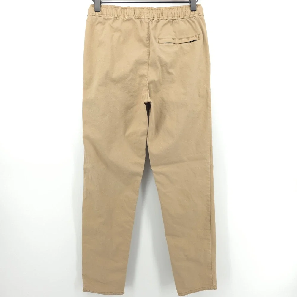 Old Navy Boys Pants Tech Taper XL 14-16 Tan Khaki Quick Dry Active Joggers